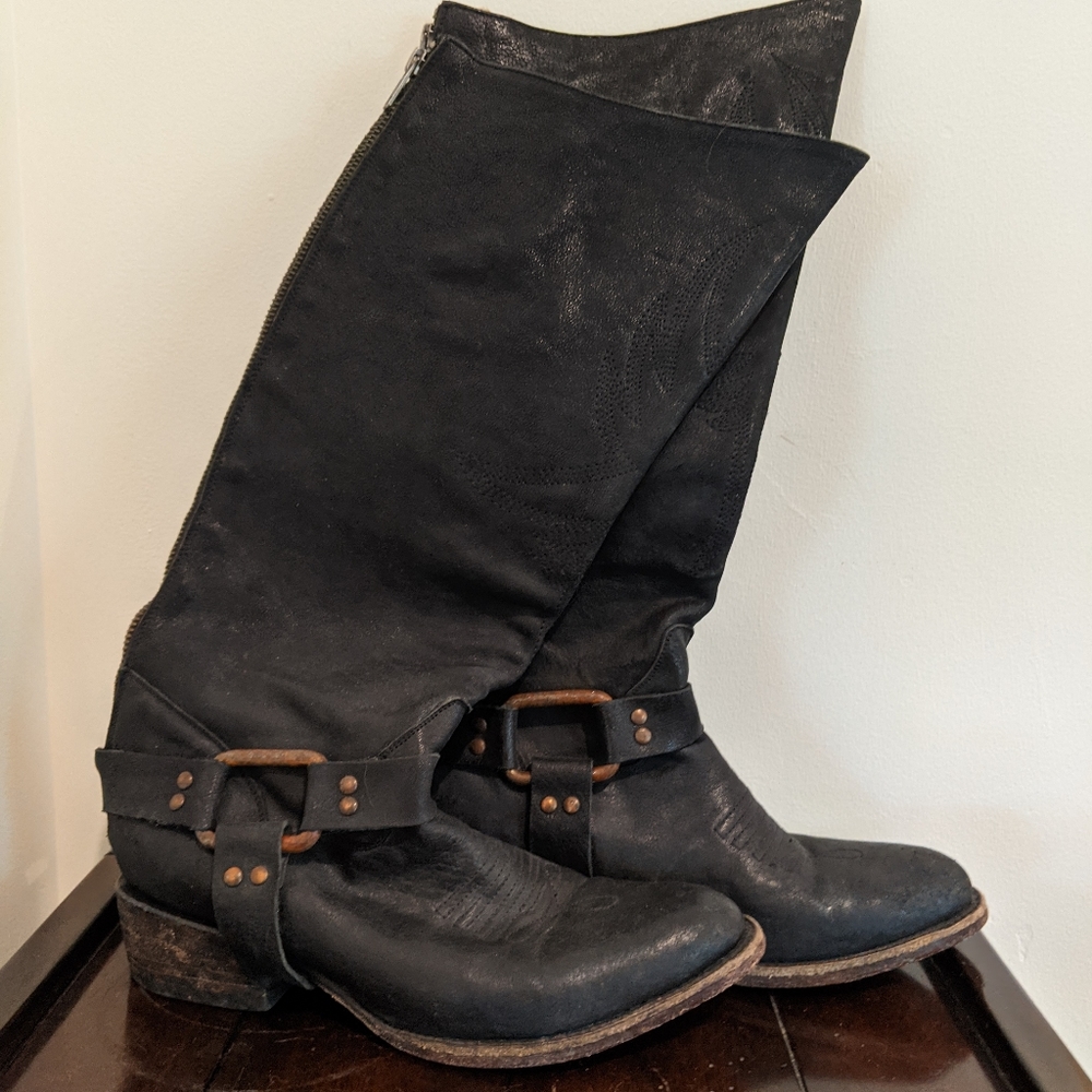 Freebird Tall Black Boots